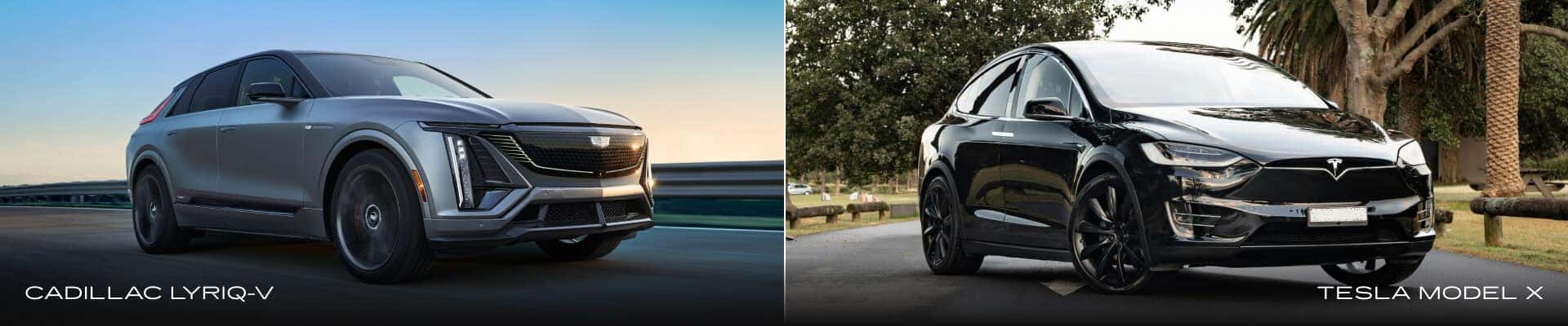 Cadillac LYRIQ-V Vs. Tesla Model X Plaid