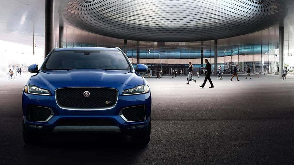 2019 Jaguar F-Pace Exterior Blue Parked