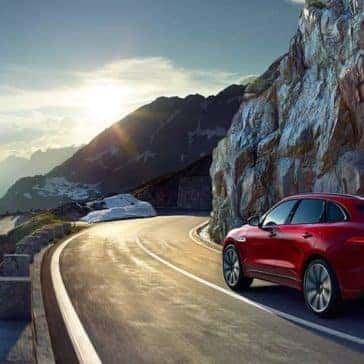 2019 Jaguar F-Pace Exterior Driving on Road