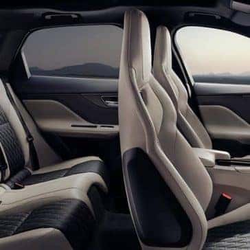 2019 Jaguar F-Pace Interior Black and Gray