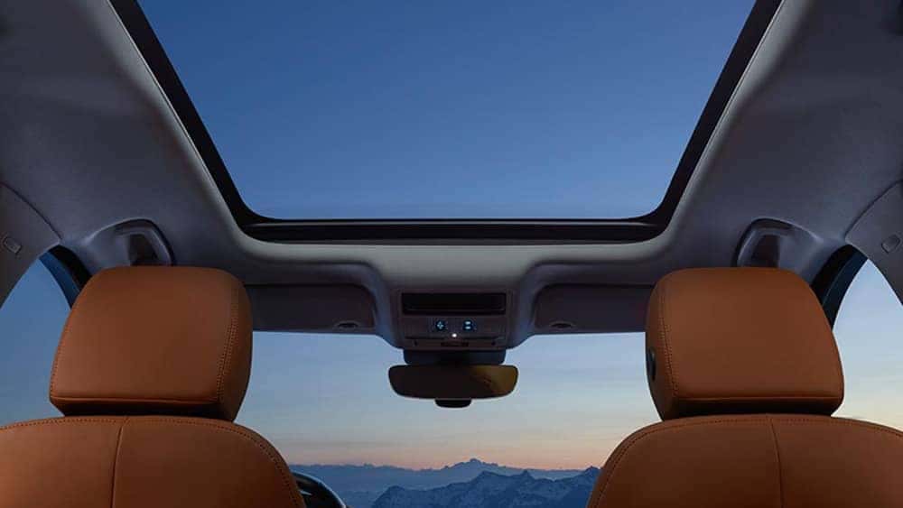2019 Jaguar F-Pace Interior With Sunroof View