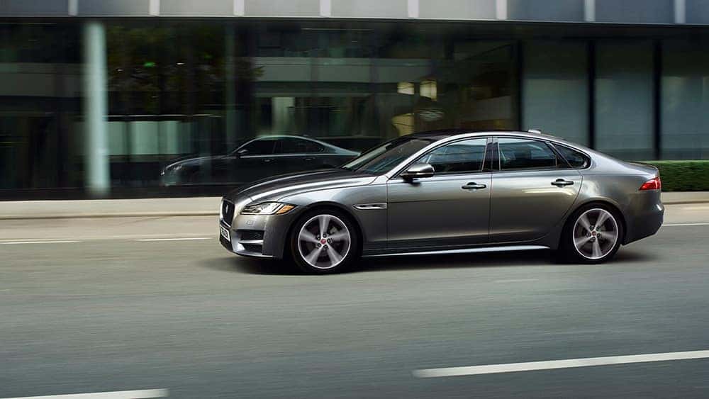 2019 jaguar xf luxury sedan exterior side view