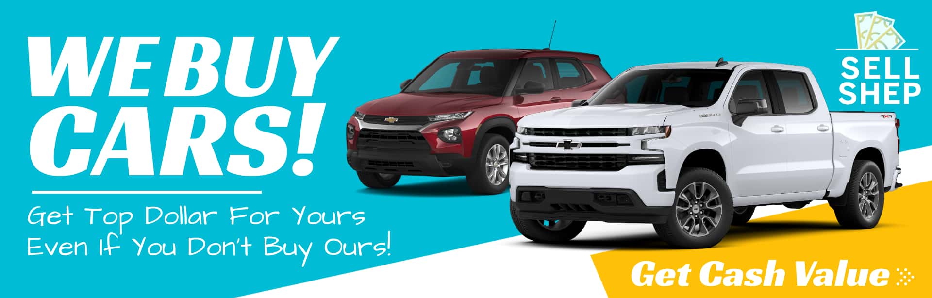 We Want Your Car, Find Out How Much It's Worth
