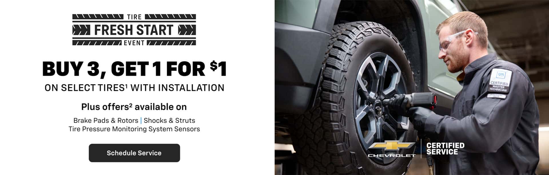 Buy 3 tires get 1 for $1 near Wabash, Indiana