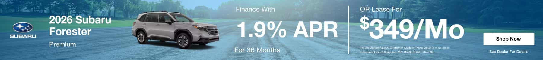 Subaru Forester Offer