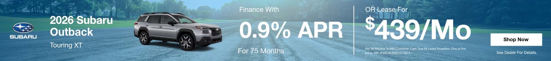 Subaru Outback Offer