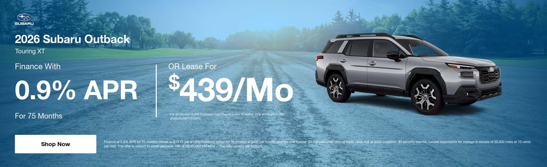 Subaru Outback Offer