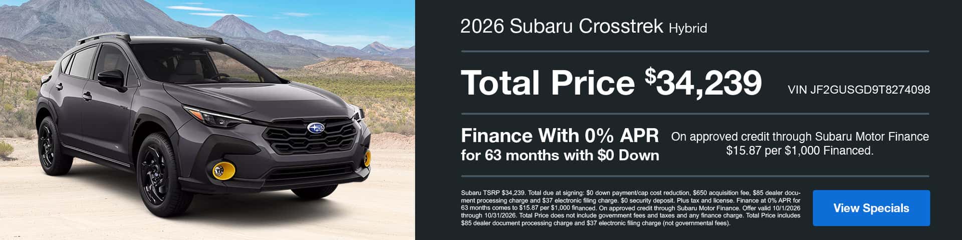 Subaru Crosstrek Hybrid