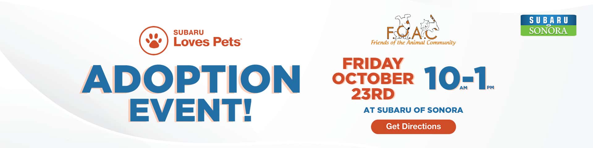 Subaru Loves Pets Adoption Event