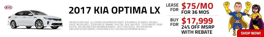 Shop 2017 Kia Optima LX in Harrisonburg, VA Shop 2017 Kia Optima LX