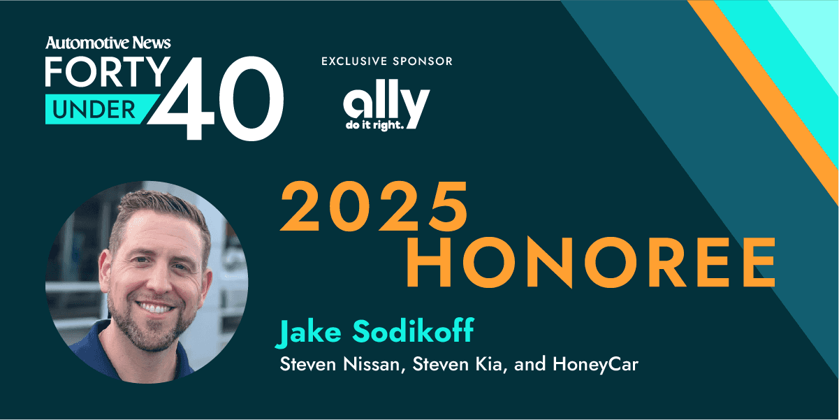40 under 40 - 2025 Honoree - Jake Sodikoff - Web Banner