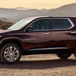2018 Chevy Traverse Parked
