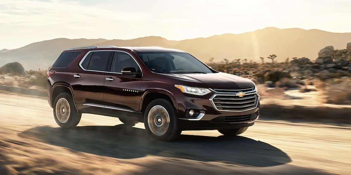 2018 Chevrolet Traverse Driving On Dirt Road