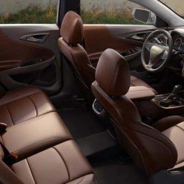 All seats view of the chevy malibu