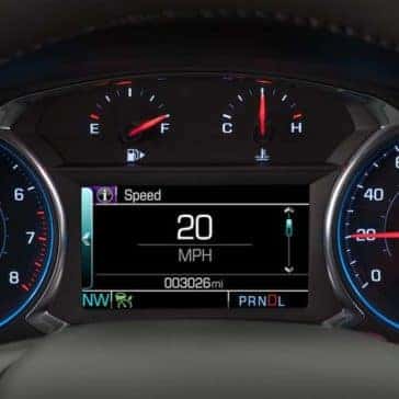 Instrument panel of the Chevy Malibu