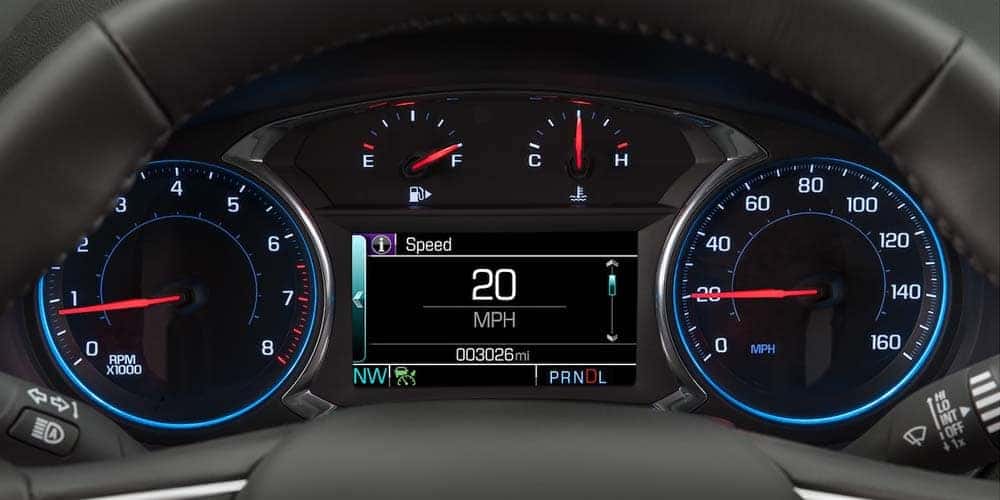 Instrument panel of the Chevy Malibu