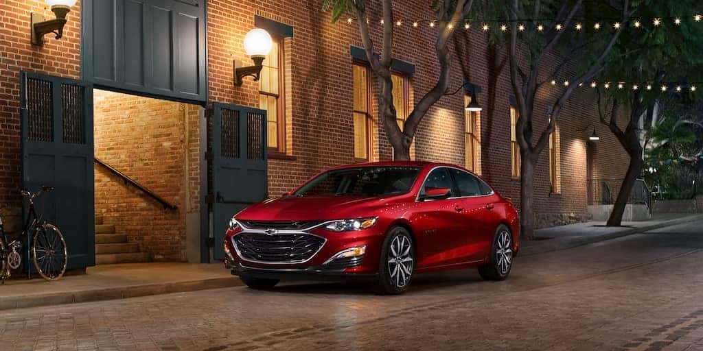 2020 Chevy Malibu At Night