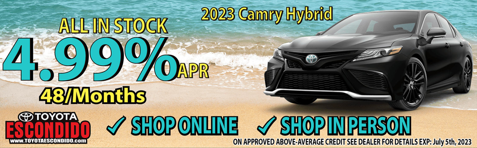 2023 Camry Hybrid Incentive