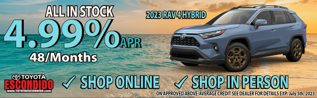 2023 RAV4 Hybrid Incentive
