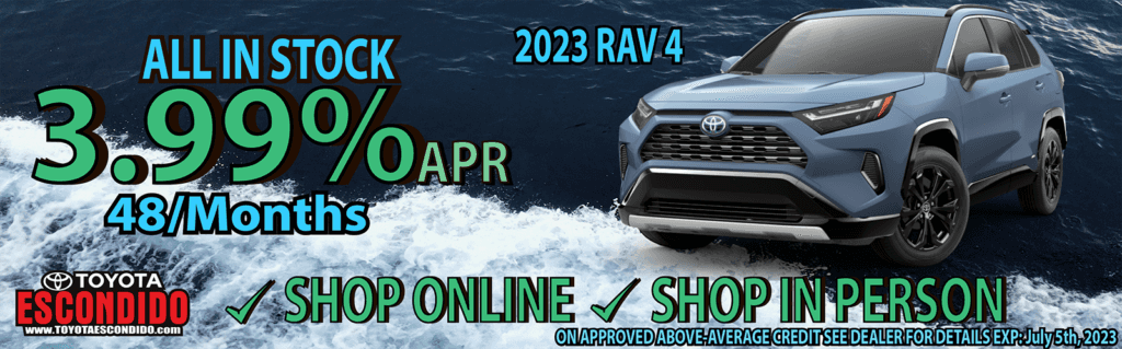2023 Rav 4 Incentive
