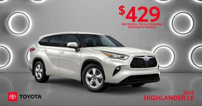 Current New Toyota Specials Offers | Toyota of Lancaster