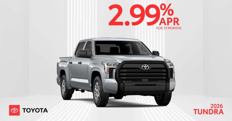 2.99% APR offer on new Tundra