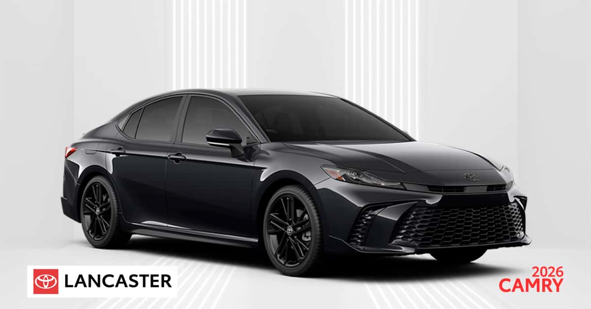 Black 2026 Toyota Camry