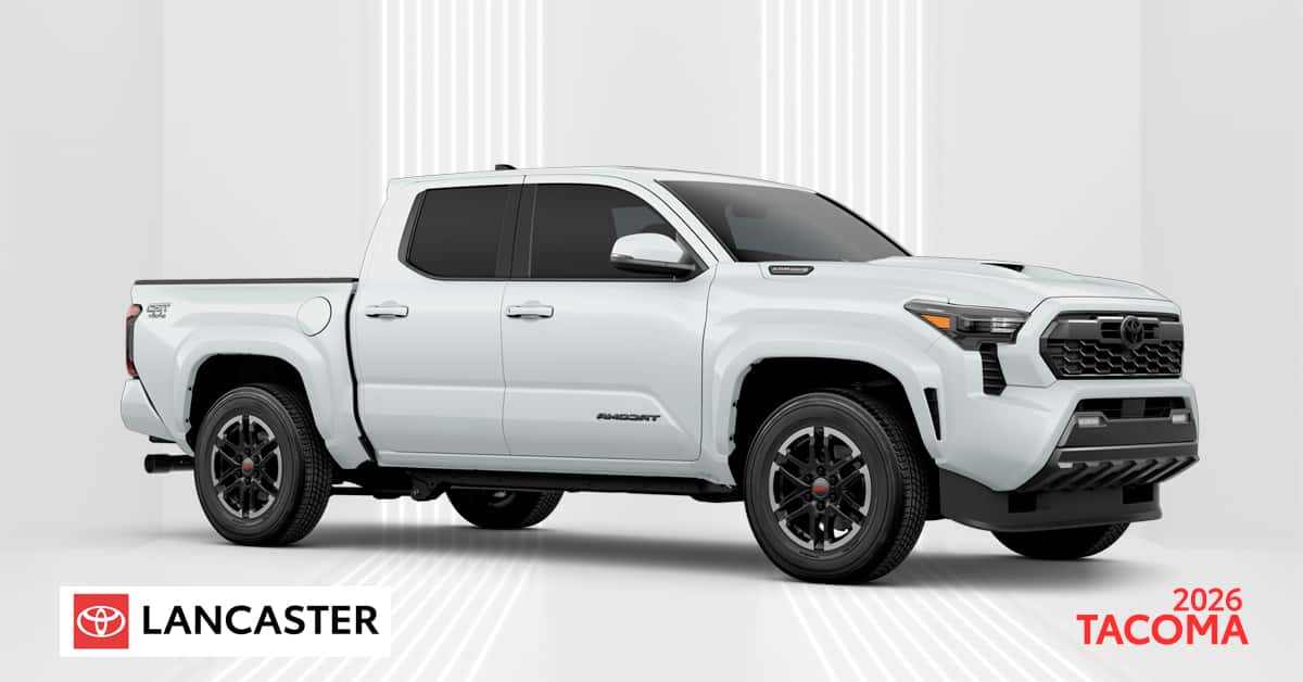 White 2026 Toyota Tacoma