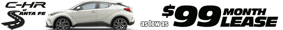 New c-hr Starting at $99/month