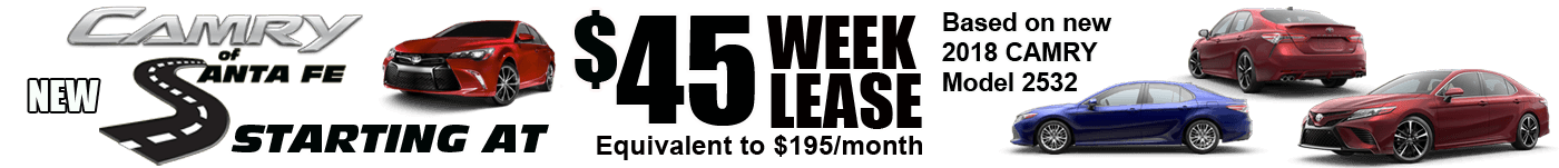 Camrys $45/week