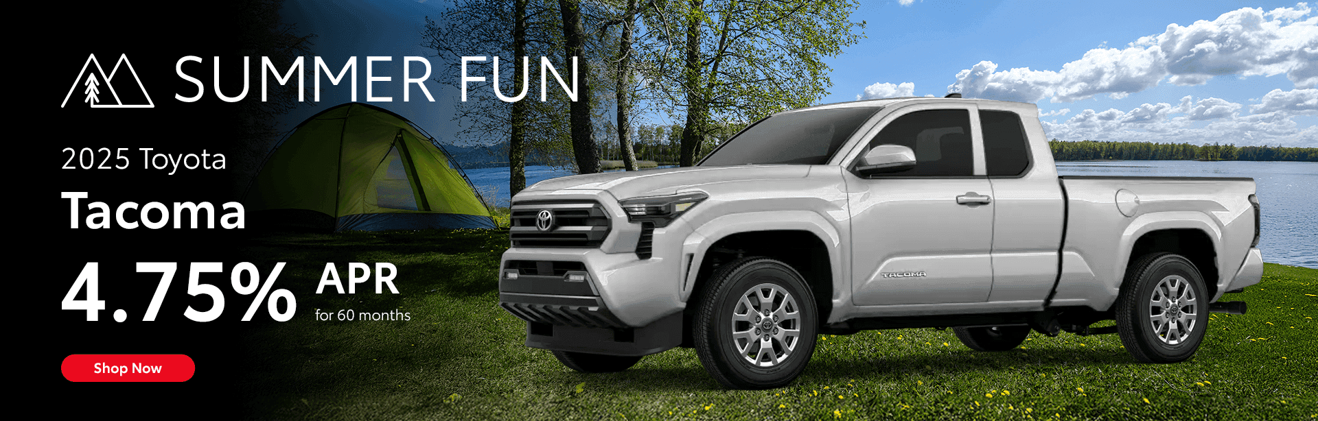 2025 Tacoma 4.75% APR for 60 months