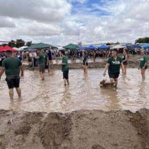 Viva Team competing in Mudd for Matches volleyball tournament