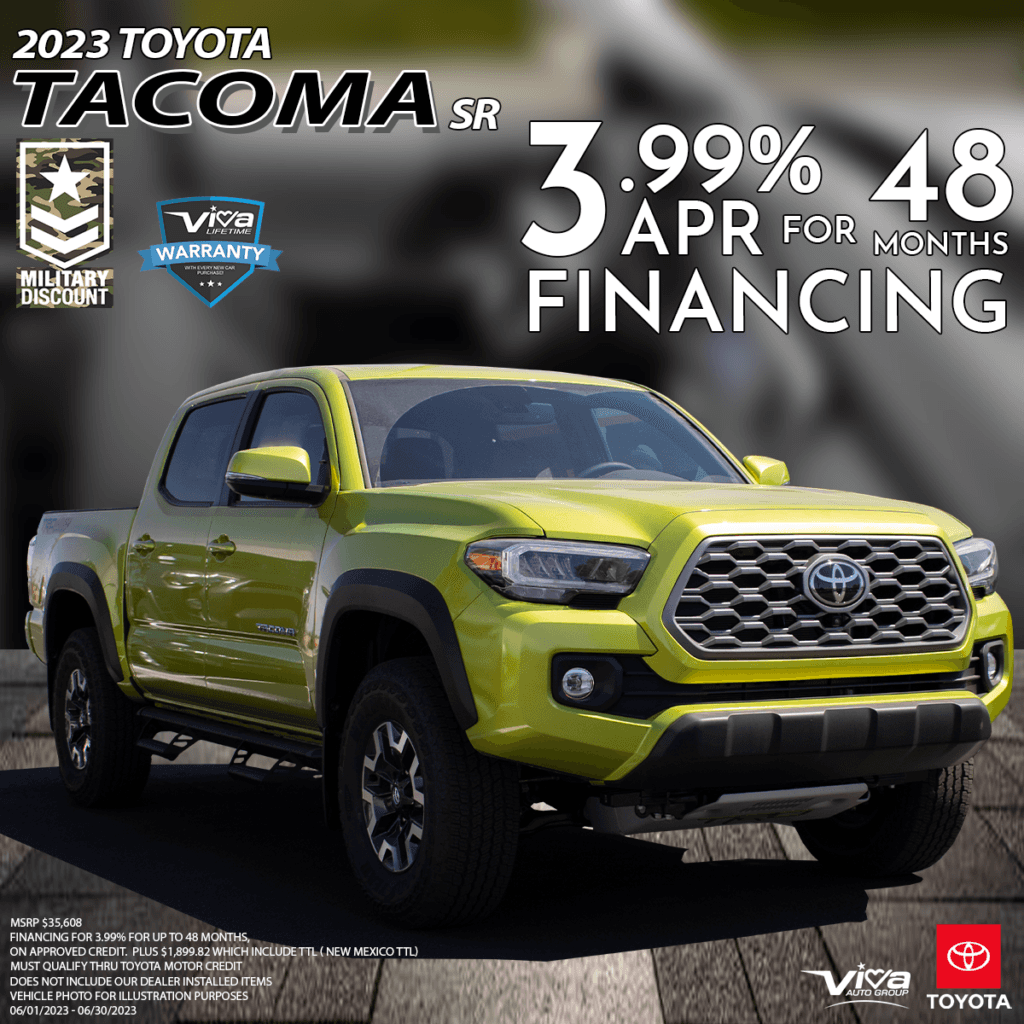 Toyota Tacoma SR Special Offer - Ends 6/30/2023