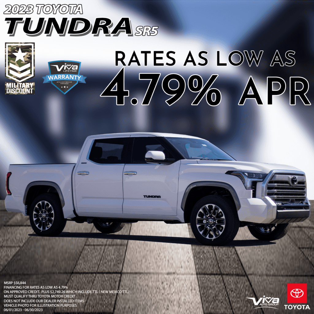Toyota Tundra SR5 Special Offer - Ends 6/30/2023