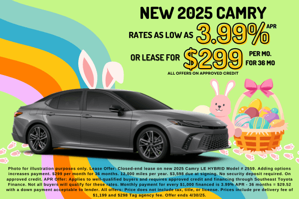 New 2025 Camry Offer