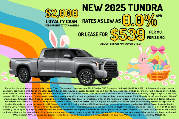 New 2025 Tundra Offers