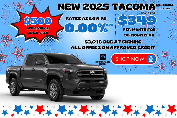 New 2025 Tacoma Offers