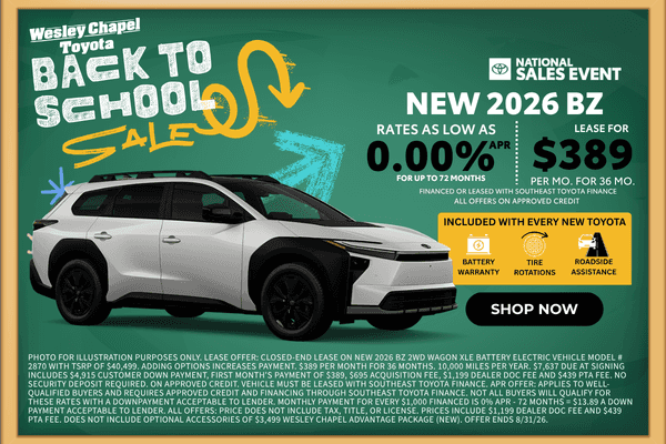 New 2026 BZ Offer