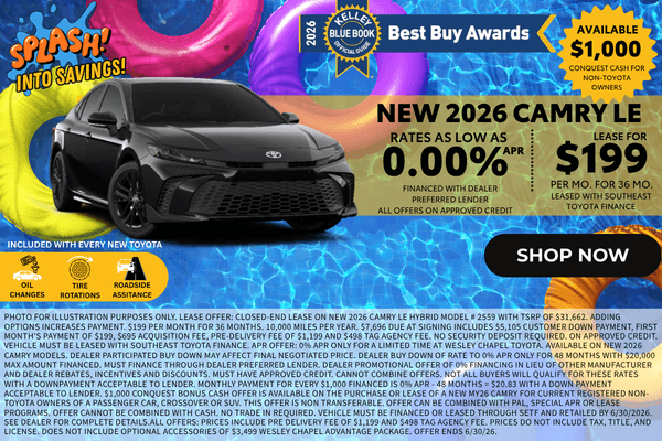 New 2026 Camry Offer