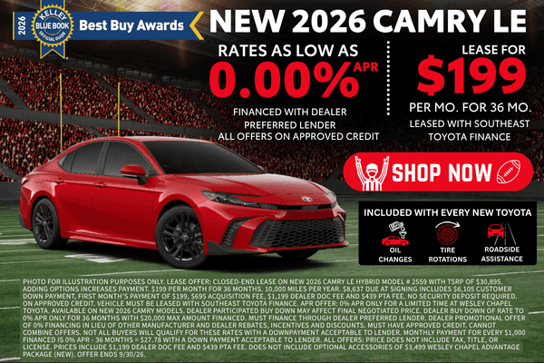 New 2026 Camry Offer