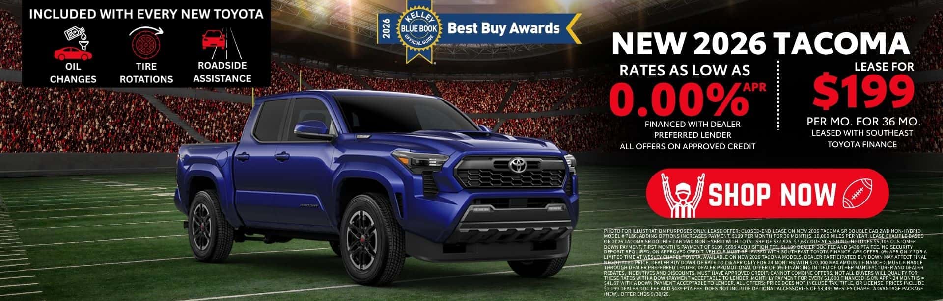 Tacoma Special offer