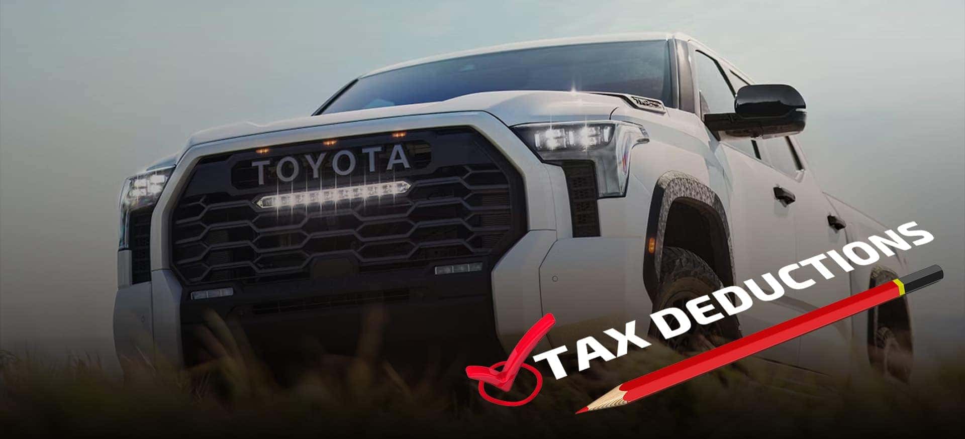 New Available Tax Deductions on Select Toyotas in Wesley Chapel, FL