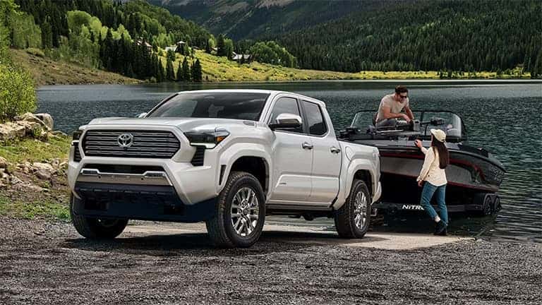 2026 Tacoma Limited Shown. Find your Tacoma near Tampa and Wesley Chapel, FL at Toyota of Wesley Chapel.