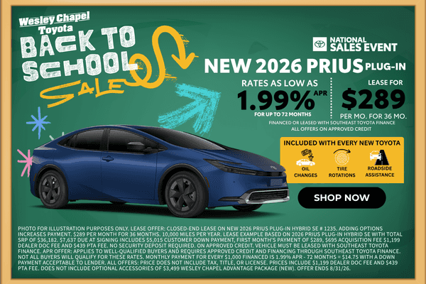 New 2026 Prius Plug-In Offer