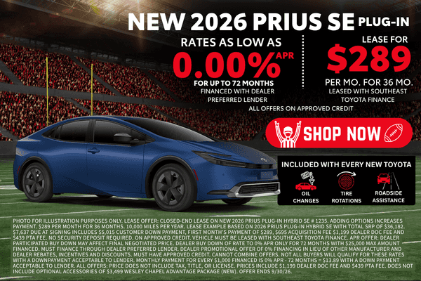 New 2026 Prius Plug-In Offer