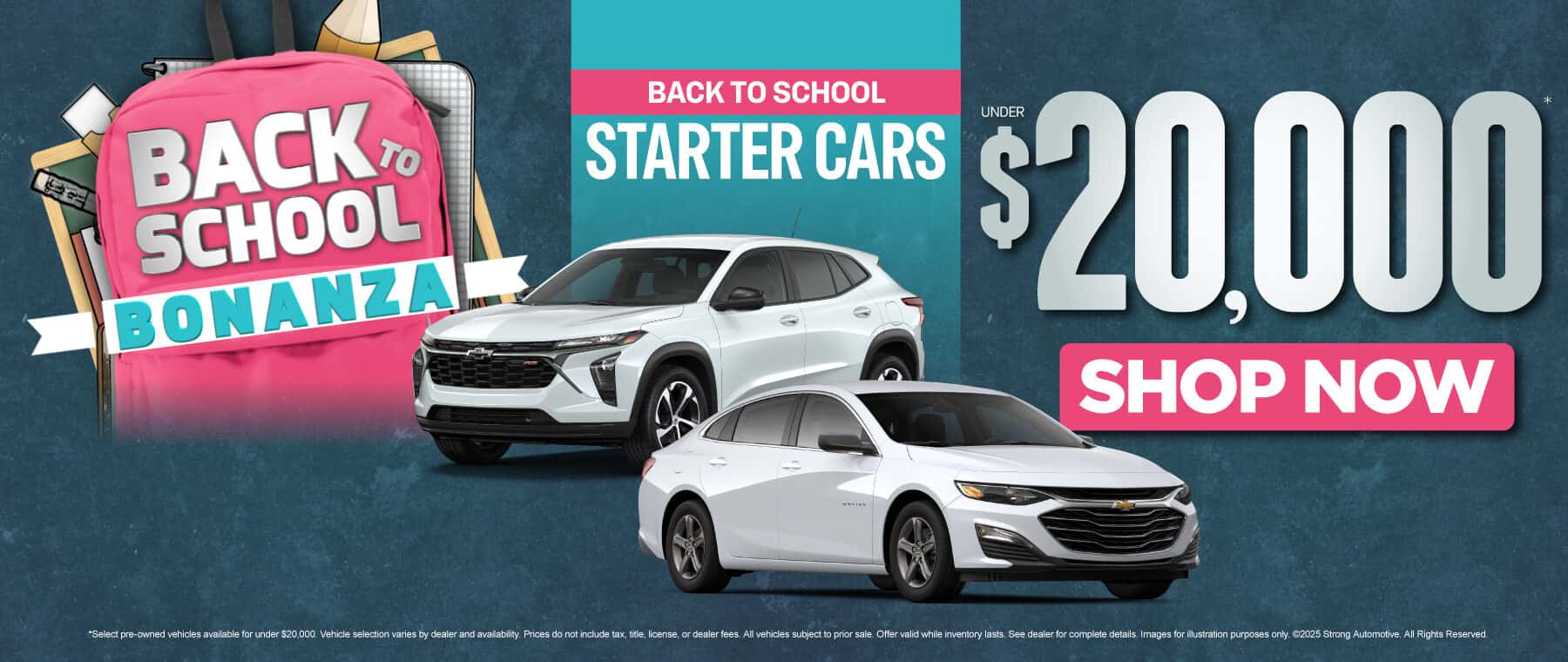 Back to School Starter Cars Under $20,000*