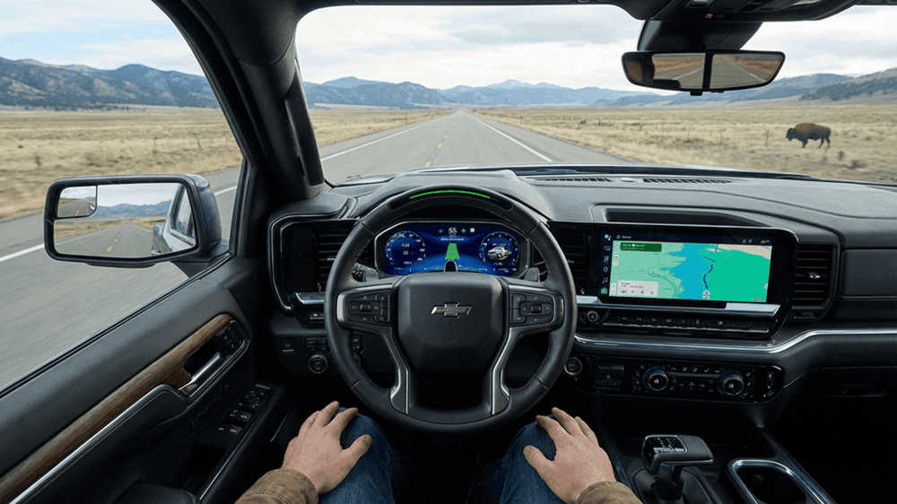 2026 Silverado 1500 High Country Super Cruise hands-free driving technology