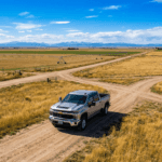 The Silverado 2500HD in the Colorado Estern plains