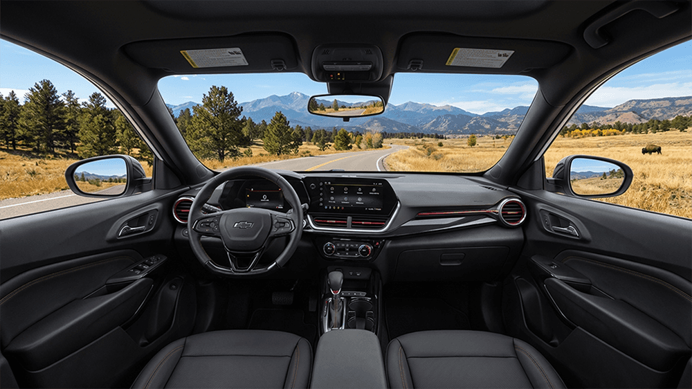 2026 Chevrolet Trax 11-inch HD infotainment touchscreen interior