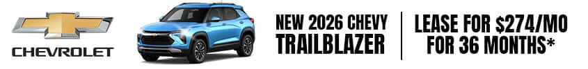 New Chevrolet Trailblazer Inventory near Greencastle, Indiana
